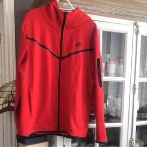 Nike Red Zip-Up Jacket, XL